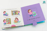 Booktopus Slide and Learn Board Book - My Good Habits Emotional Learning Book - Interactive Books for Kids 4+